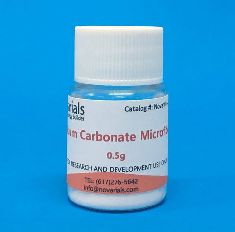 Calcium Carbonate Microfibers (1µm×10µm)